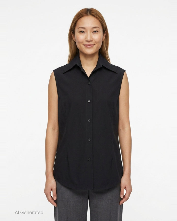 Sleeveless Double C Shirt | Litkovska | Club21 - front