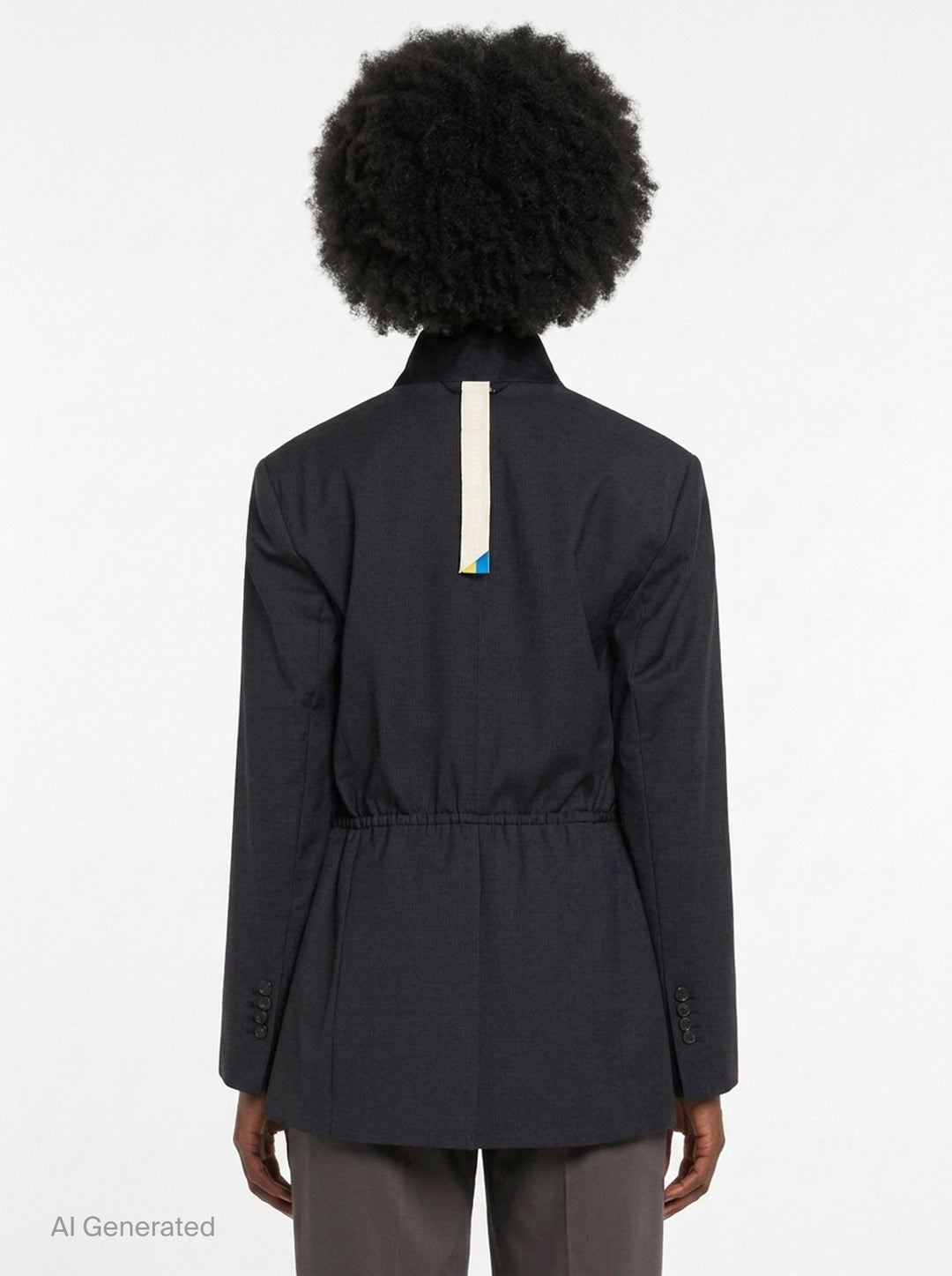 Tailored Jacket With Basque | Litkovska | Club21 - back