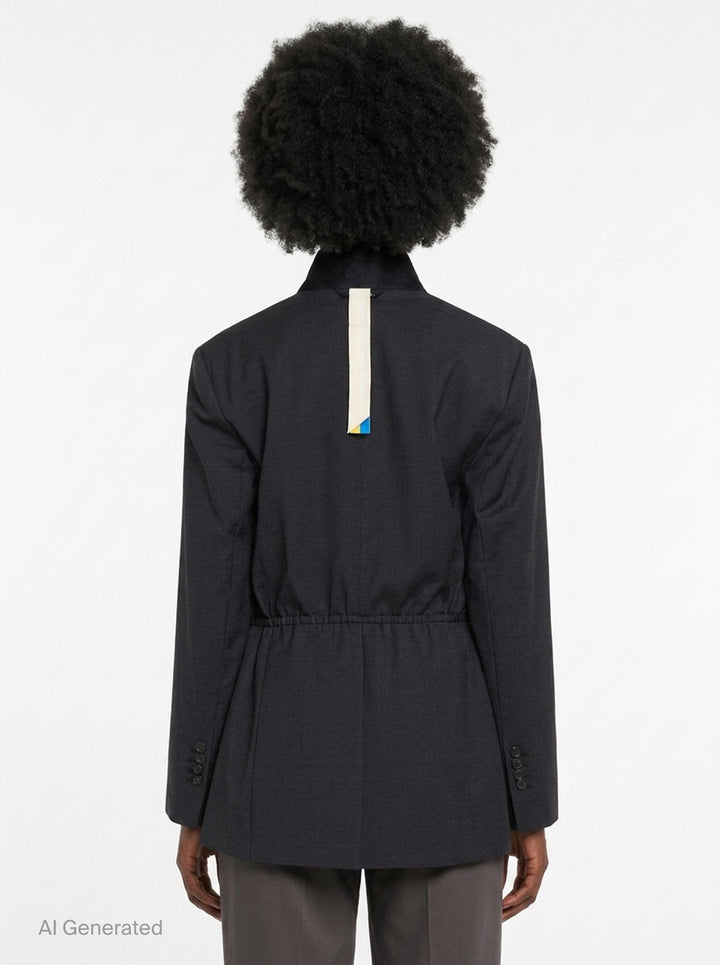 Tailored Jacket With Basque | Litkovska | Club21 - back