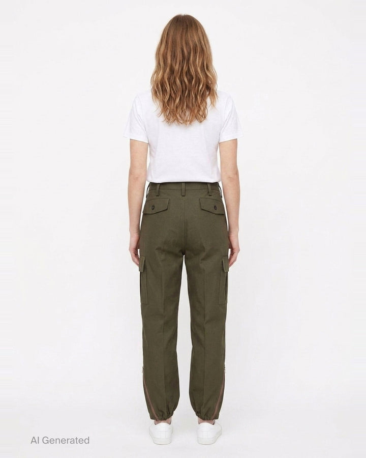 Cargo Japanese Trench Trousers | Maison Margiela | Club21 - back