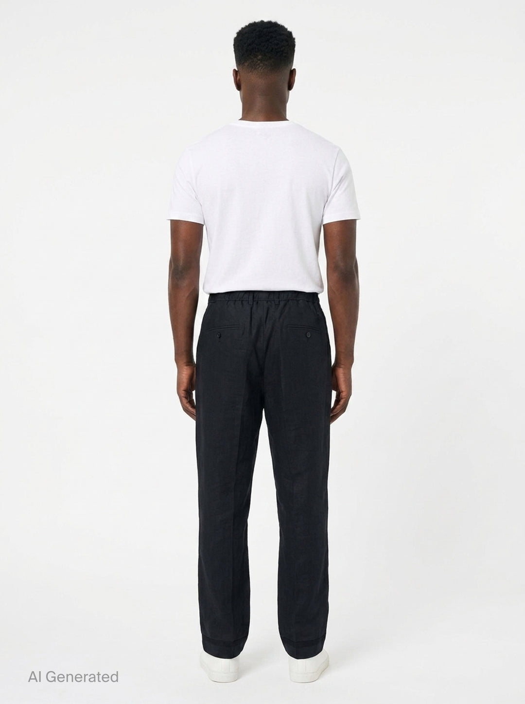 Drawstring Tapered Pants | Maison Margiela | Club21 - back