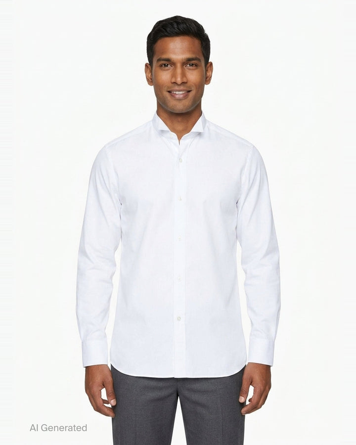 Long Sleeve Striped Dress Shirt | Maison Margiela | Club21 - front