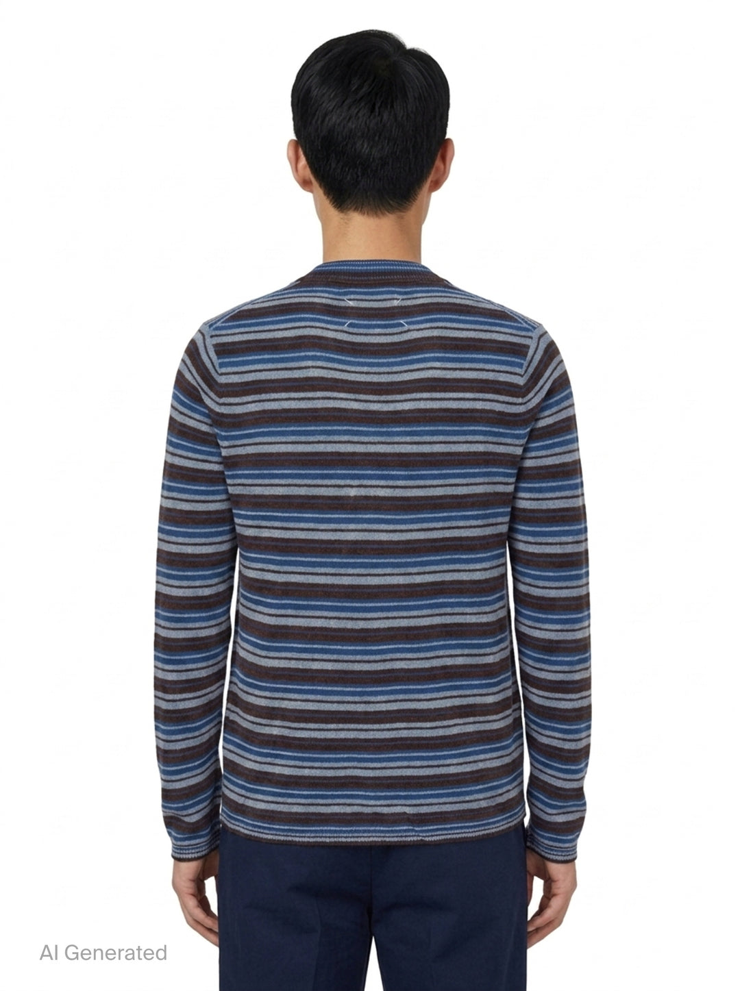 Multistripe Knit Cardigan | Maison Margiela | Club21 - back