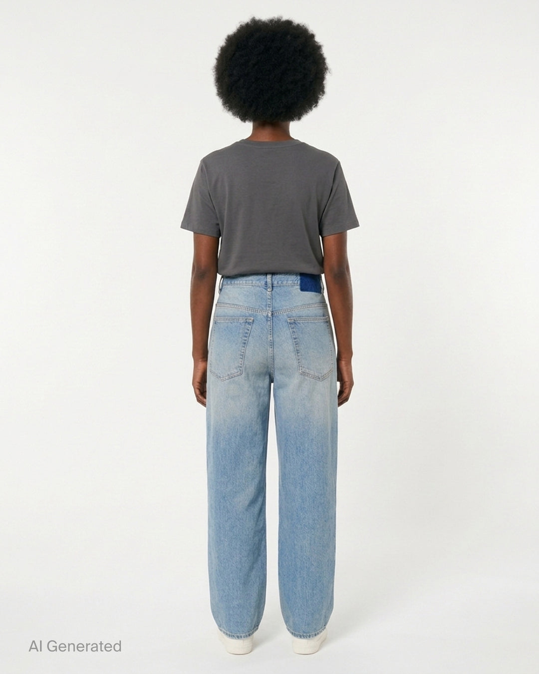 Wrap Denim Trousers | Maison Margiela | Club21 - back