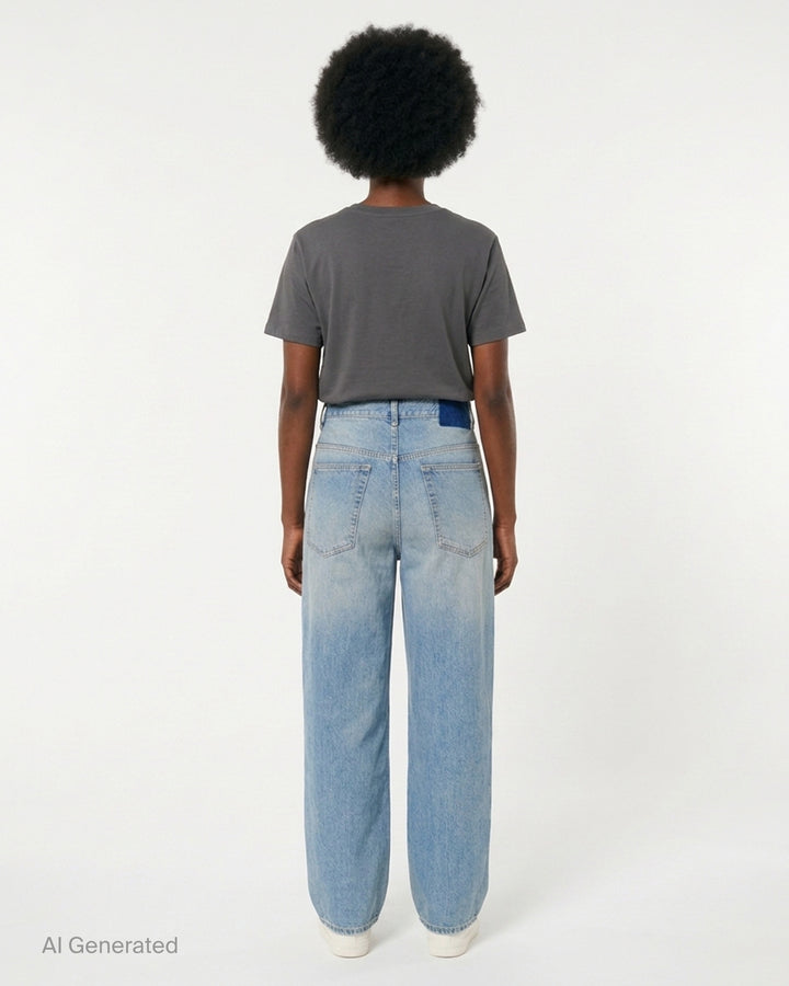 Wrap Denim Trousers | Maison Margiela | Club21 - back