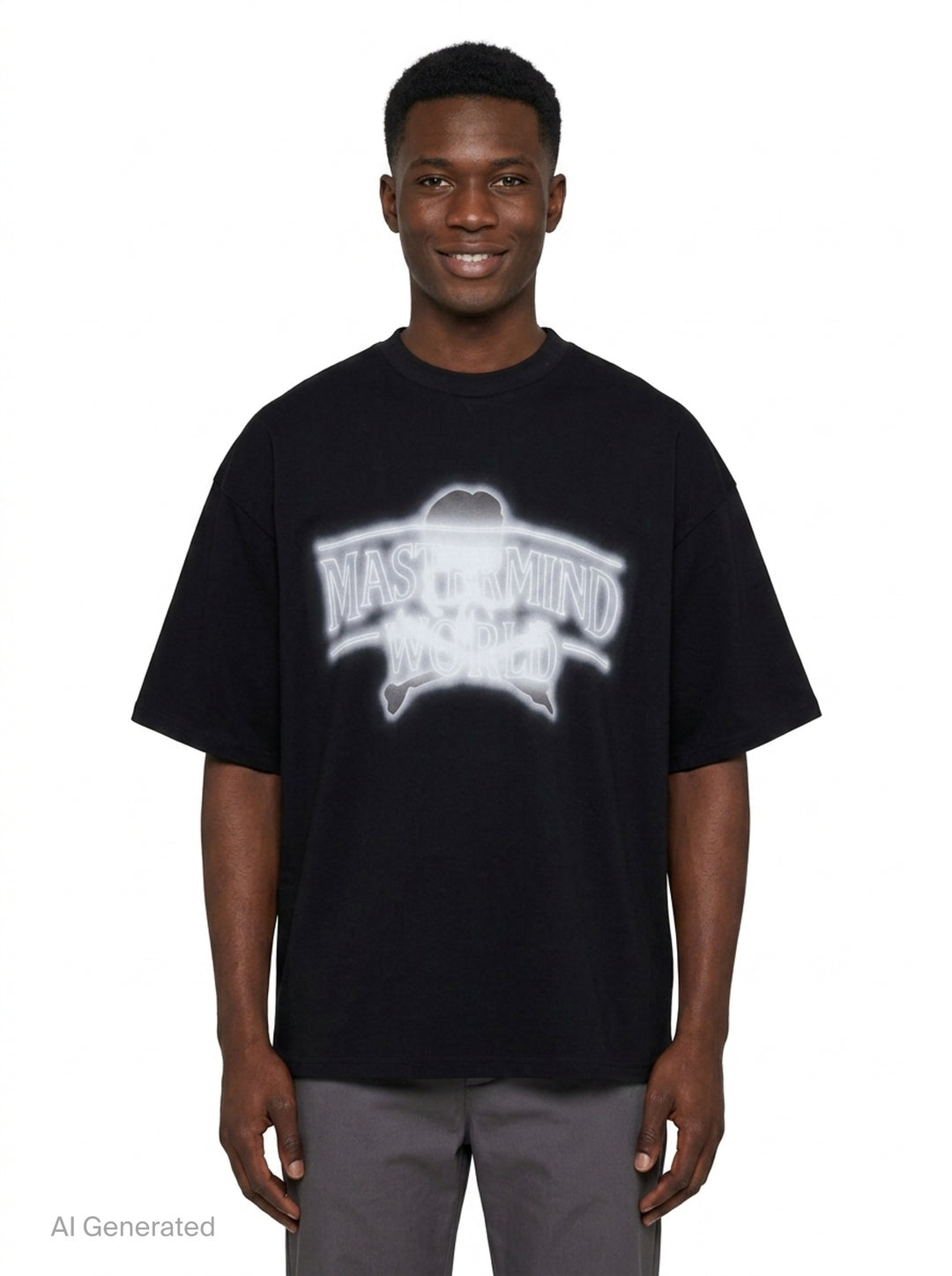 Neon Logo Boxy Short Sleeve Tee | Mastermind World | Club21 - front