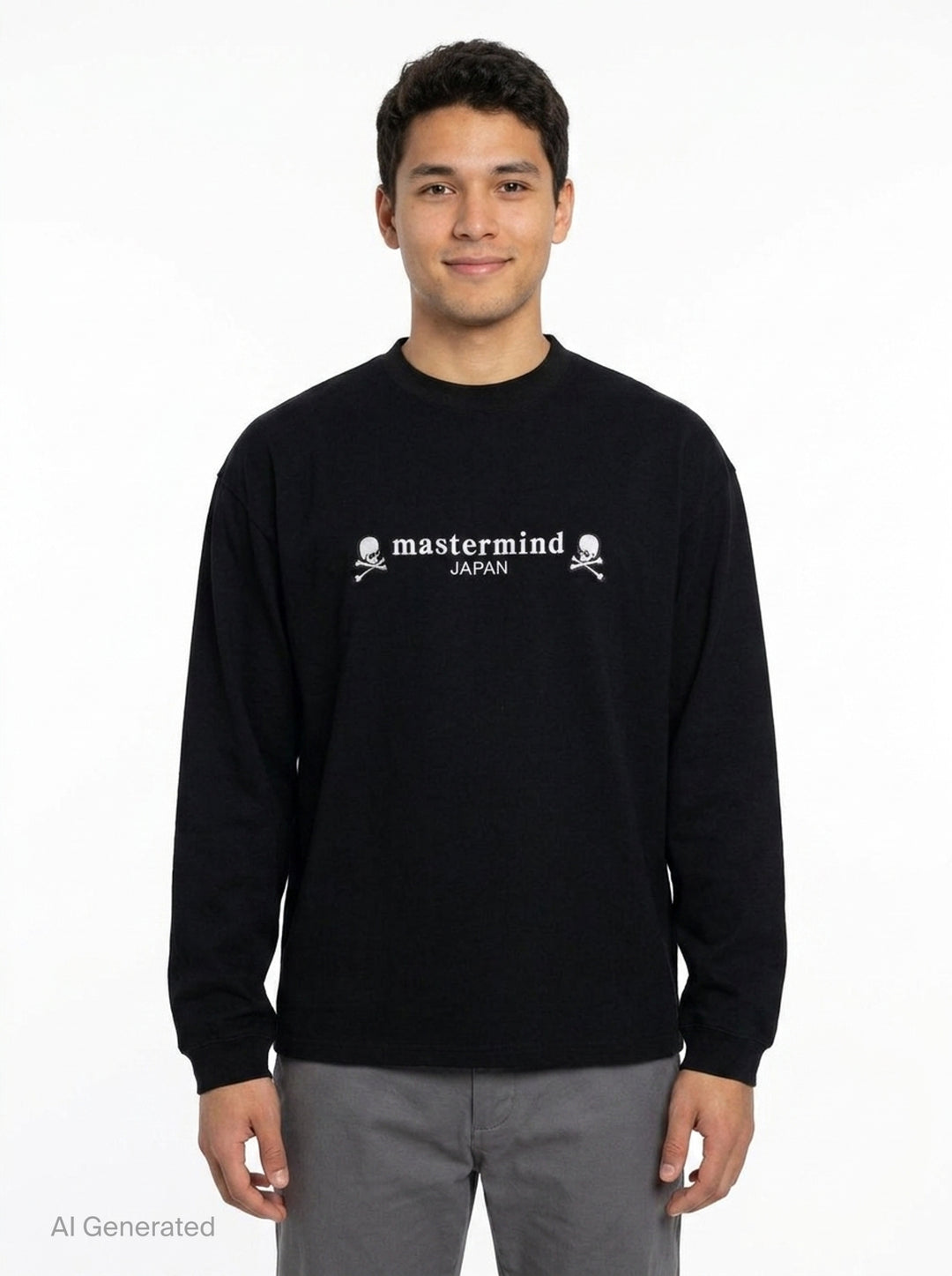 OG Boxy Long Sleeve Tee | Mastermind Japan | Club21 - front