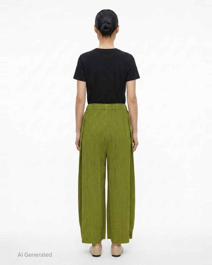 Mix Fine Knit Pleats Bottom | me Issey Miyake | Club21 - back