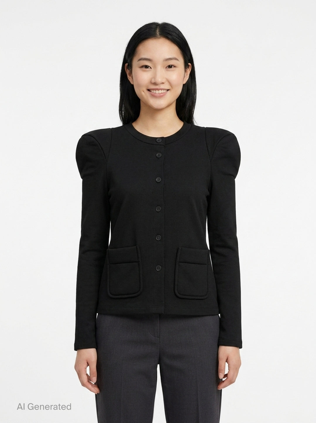 Foamy Shoulder Cardigan | Melitta Baumeister | Club21 - front