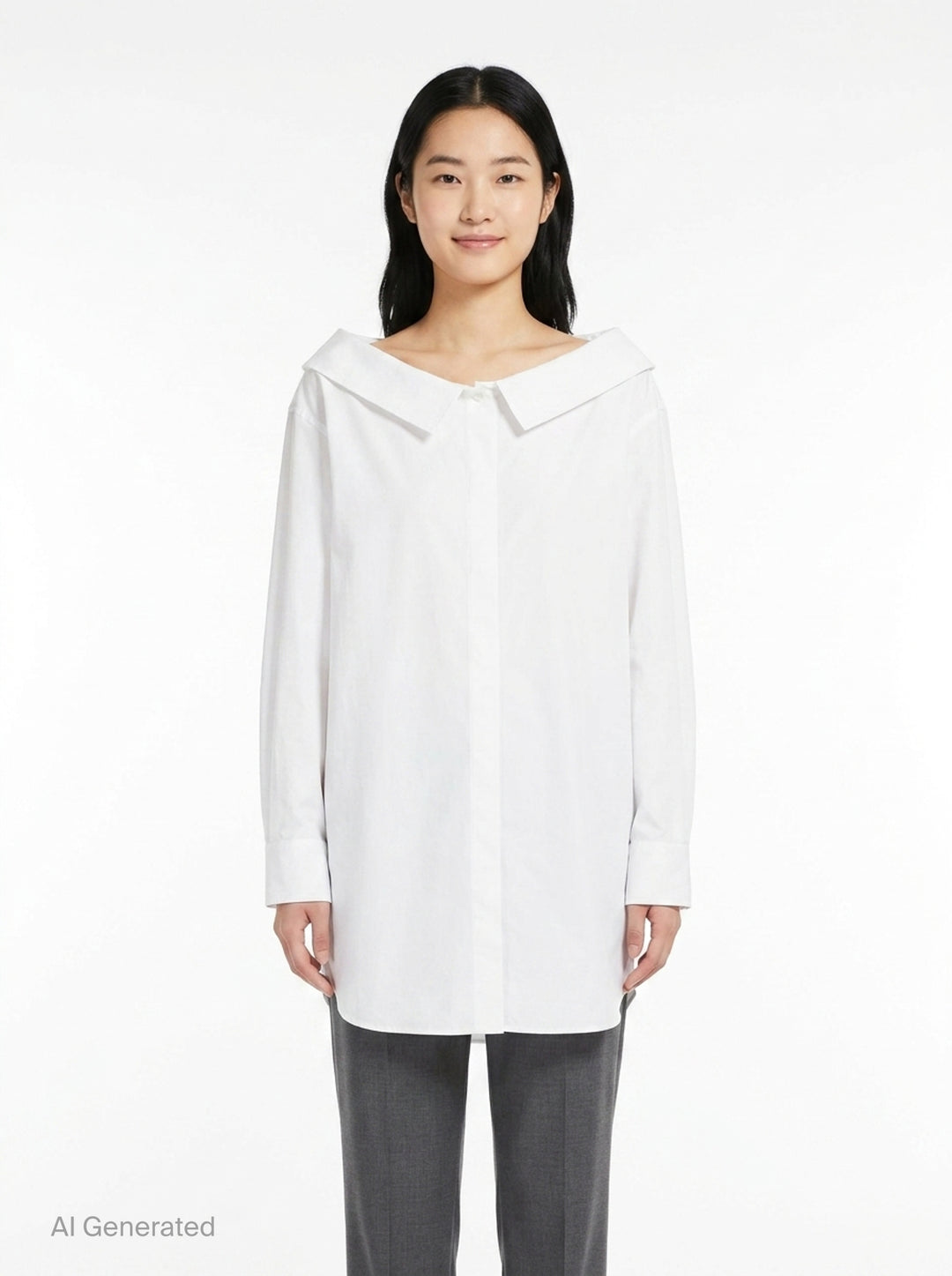 Pointy Collar Shirt | Melitta Baumeister | Club21 - front