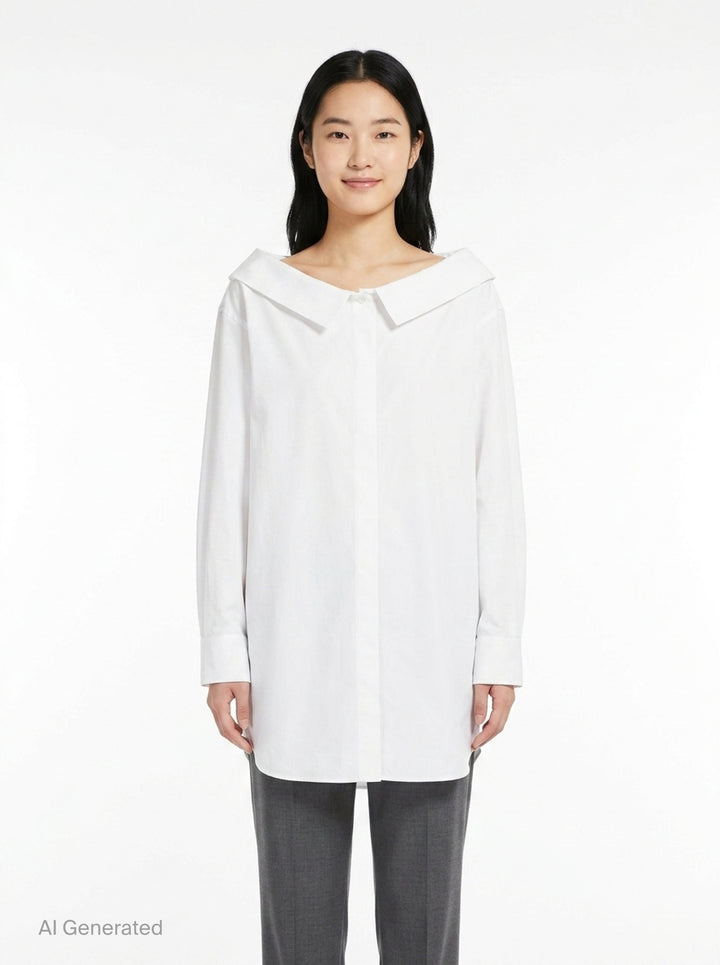 Pointy Collar Shirt | Melitta Baumeister | Club21 - front
