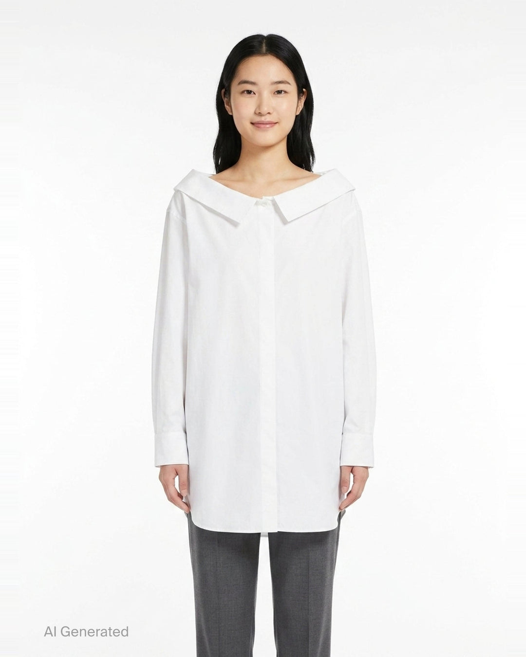 Pointy Collar Shirt | Melitta Baumeister | Club21 - front