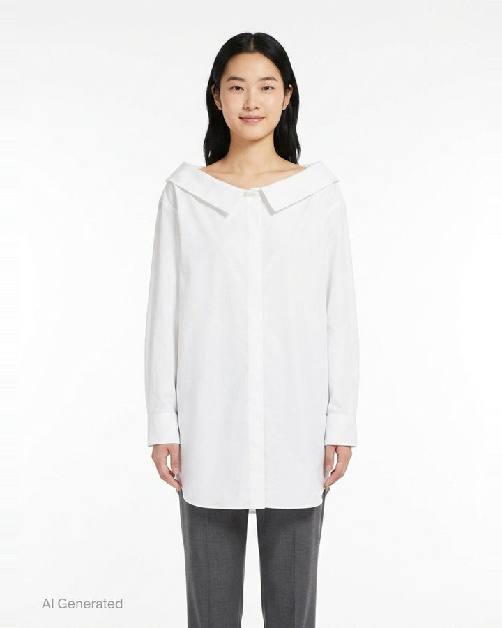 Pointy Collar Shirt | Melitta Baumeister | Club21 - front