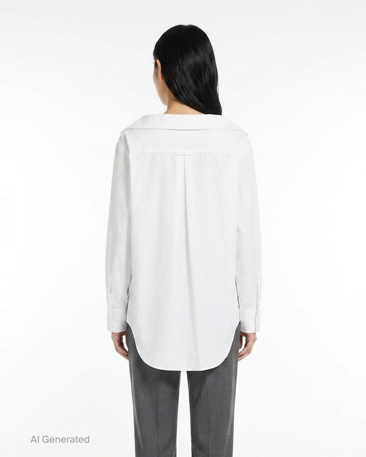 Pointy Collar Shirt | Melitta Baumeister | Club21 - back