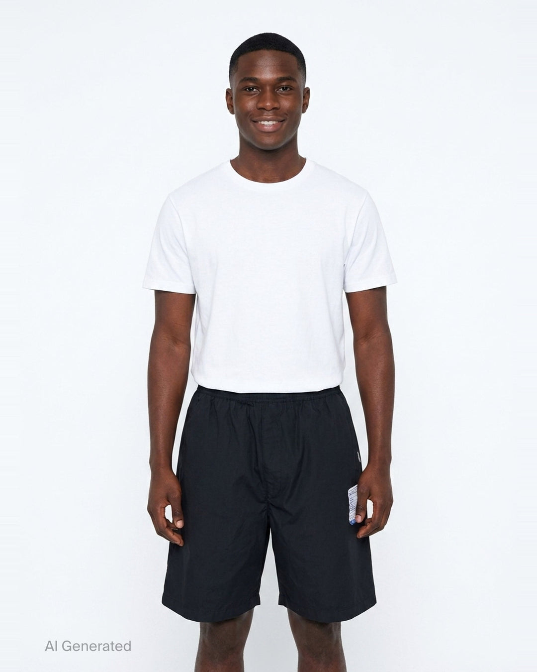 Cotton High Density Easy Shorts | Mihara Yasuhiro | Club21 - front