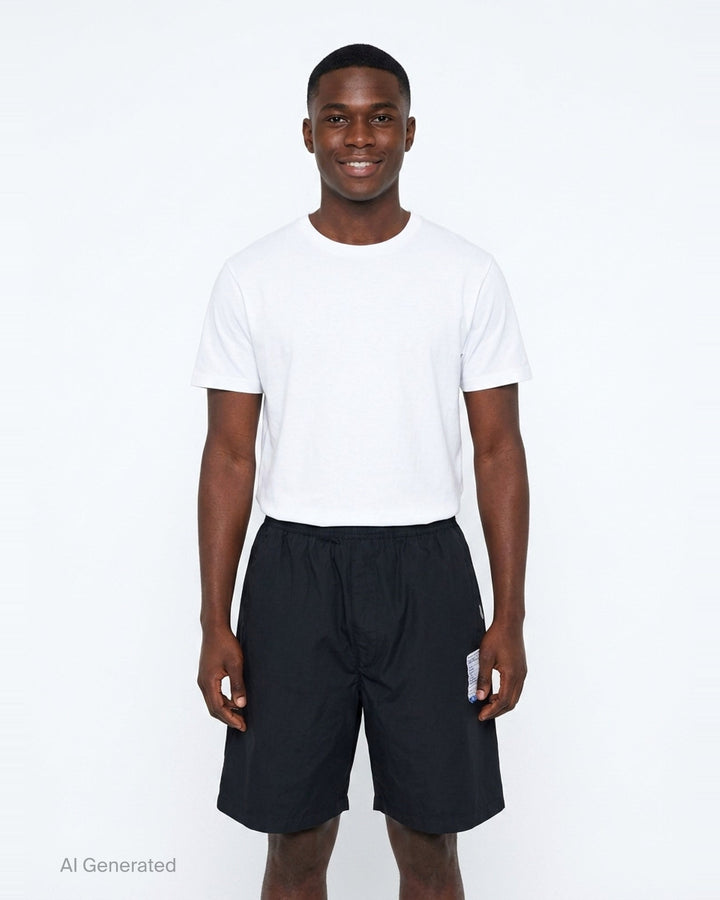 Cotton High Density Easy Shorts | Mihara Yasuhiro | Club21 - front