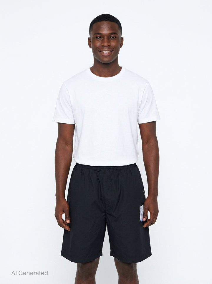 Cotton High Density Easy Shorts | Mihara Yasuhiro | Club21 - front