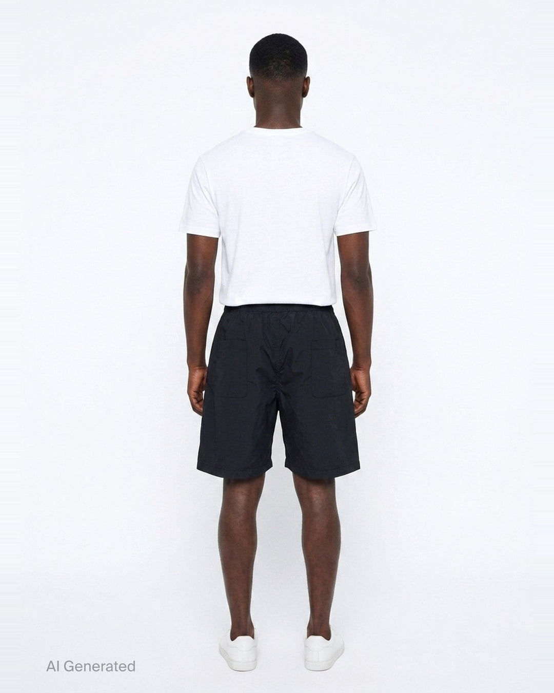 Cotton High Density Easy Shorts | Mihara Yasuhiro | Club21 - back