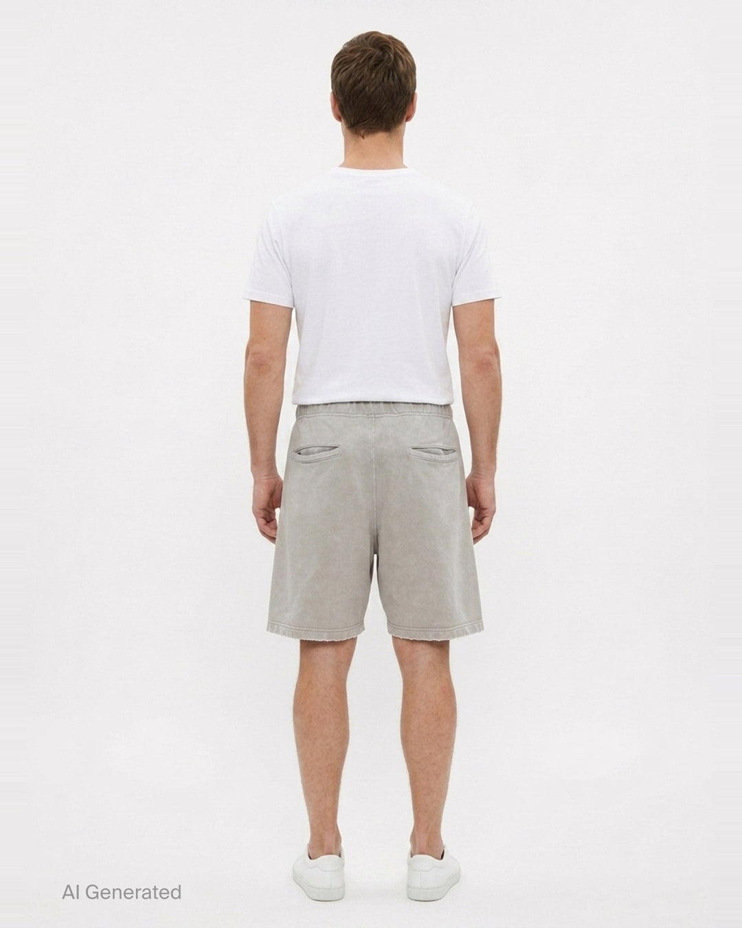 French Terry Distressed Shorts | Mihara Yasuhiro | Club21 - back