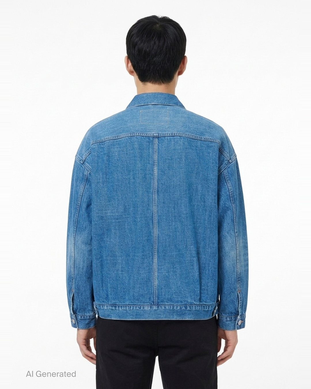 Hard Washed Selvedge Denim Jacket | Mihara Yasuhiro | Club21 - back