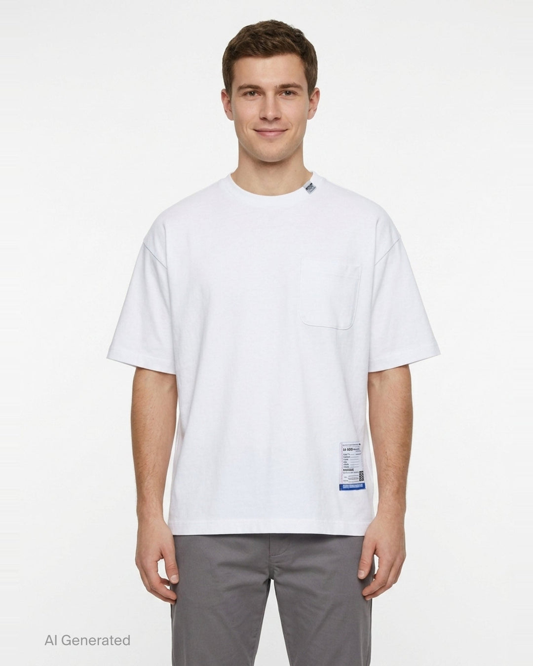 Heavy Weight Jersey Short Sleeve Pocket Tee | Mihara Yasuhiro | Club21 - front
