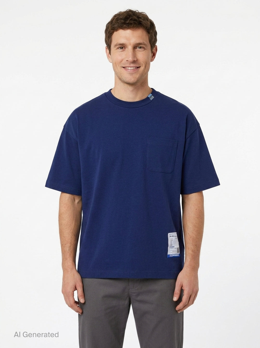 Heavy Weight Jersey Short Sleeve Pocket Tee | Mihara Yasuhiro | Club21 - front