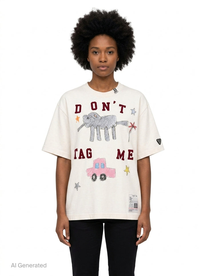 Kids Doodle Tee | Maison Mihara Yasuhiro | Club21 - front