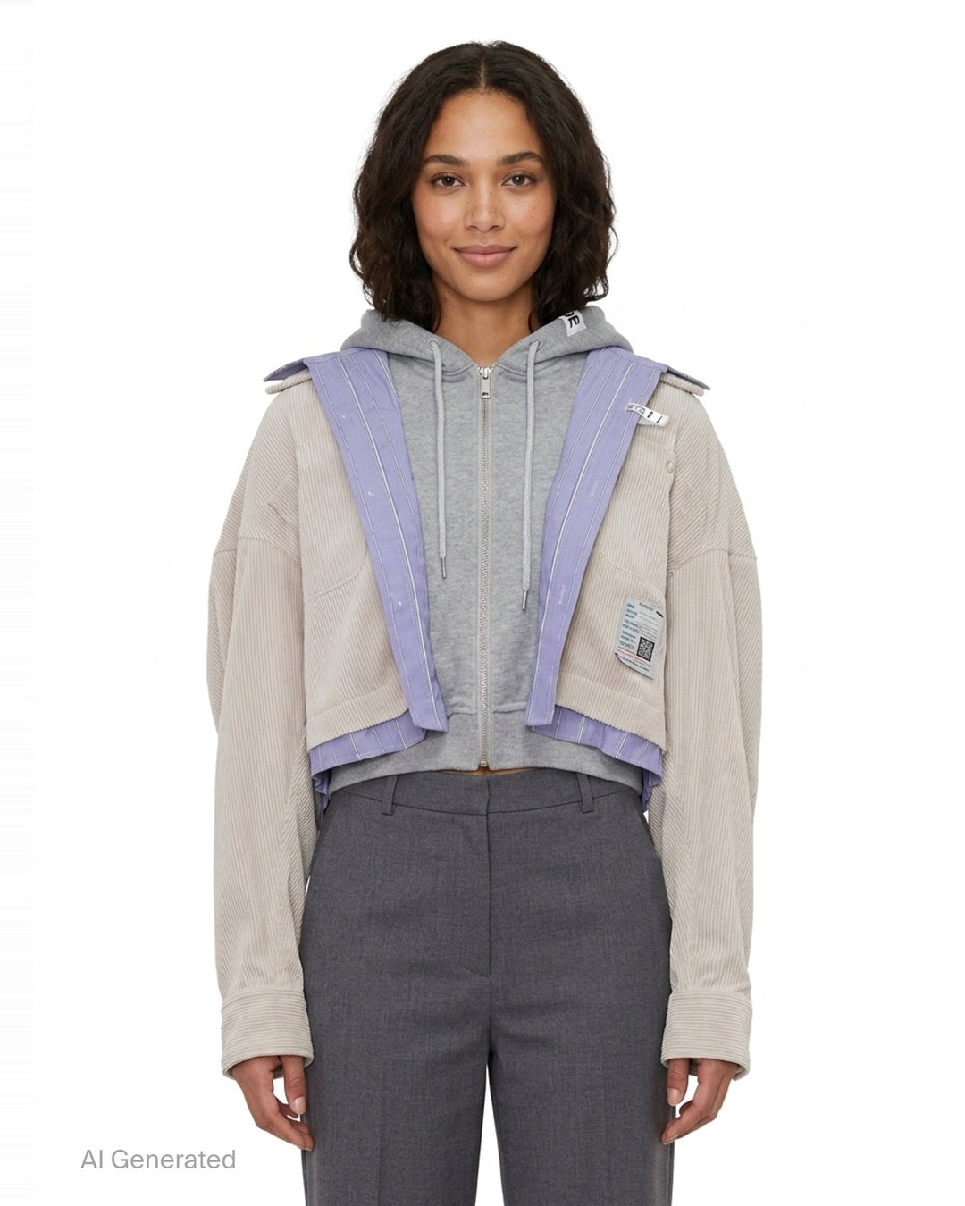 Three Layered Hoodie Jacket | Mihara Yasuhiro | Club21 - front