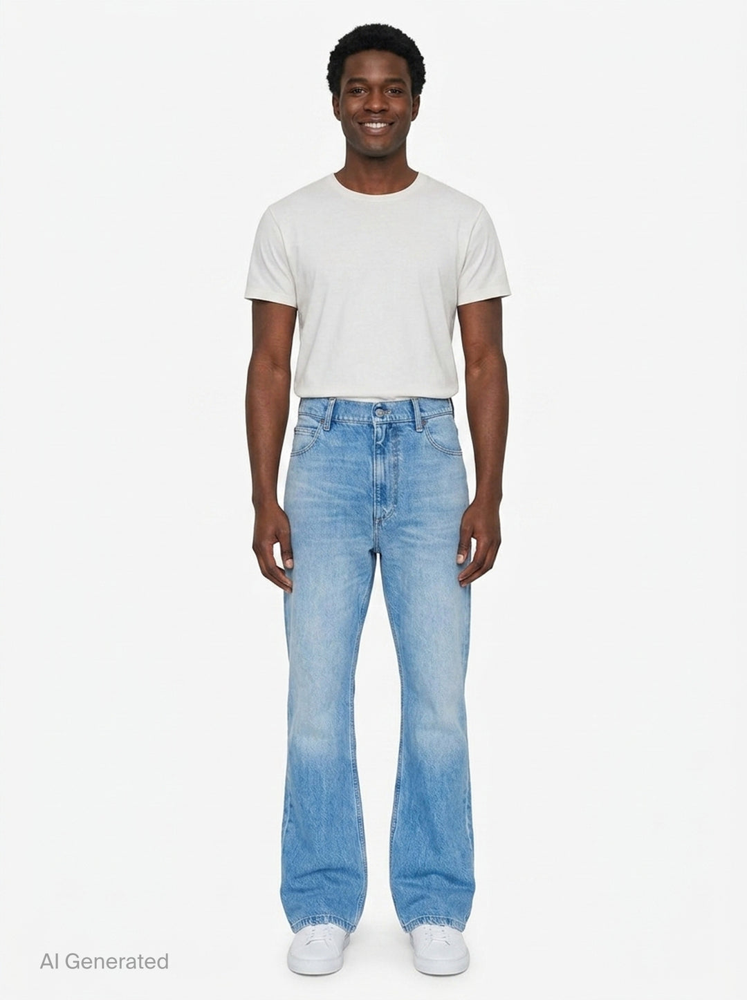 5 Pocket Blue Denim Jeans | MM6 | Club21 - front
