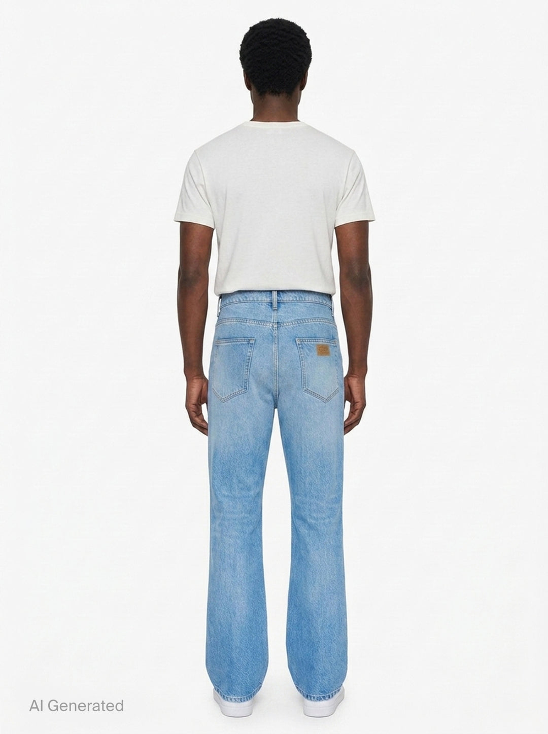 5 Pocket Blue Denim Jeans | MM6 | Club21 - back