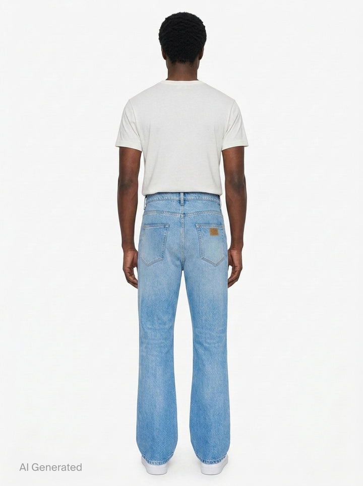 5 Pocket Blue Denim Jeans | MM6 | Club21 - back