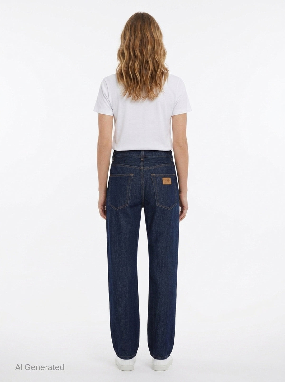Distressed Two-Tone Denim Jeans | MM6 Maison Margiela | Club21 - back