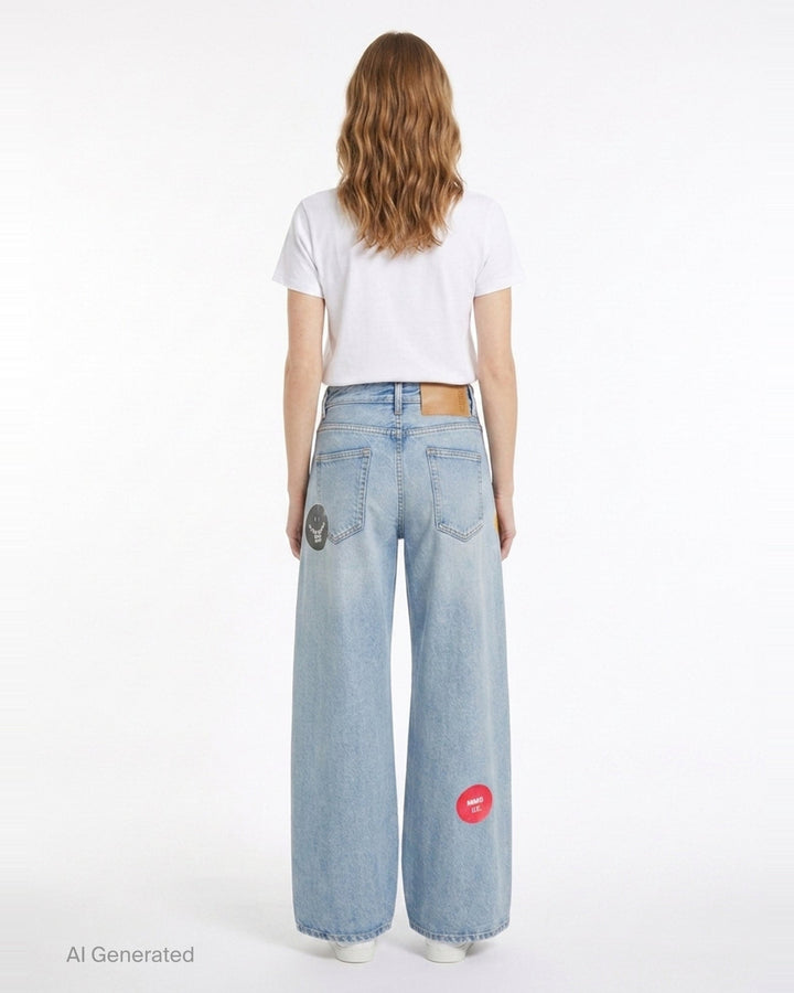 Five Pocket Patch Jeans | MM6 Maison Margiela | Club21 - back