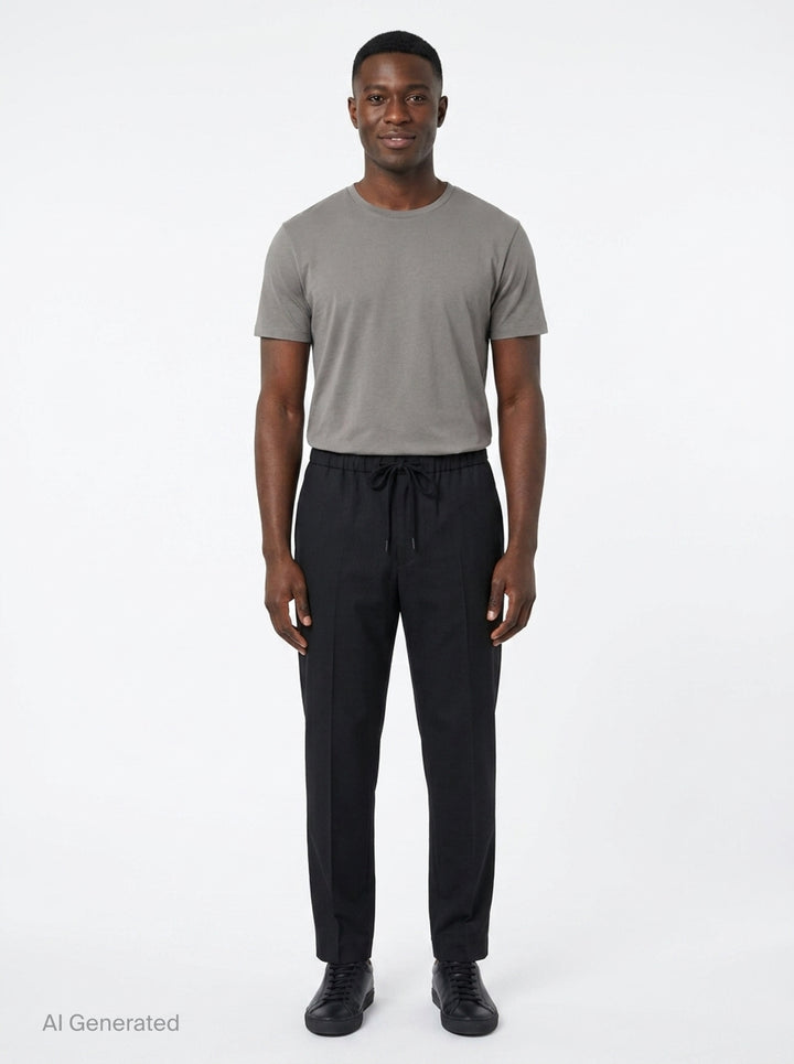 Light Wool Blend Pants | MM6 | Club21 - front