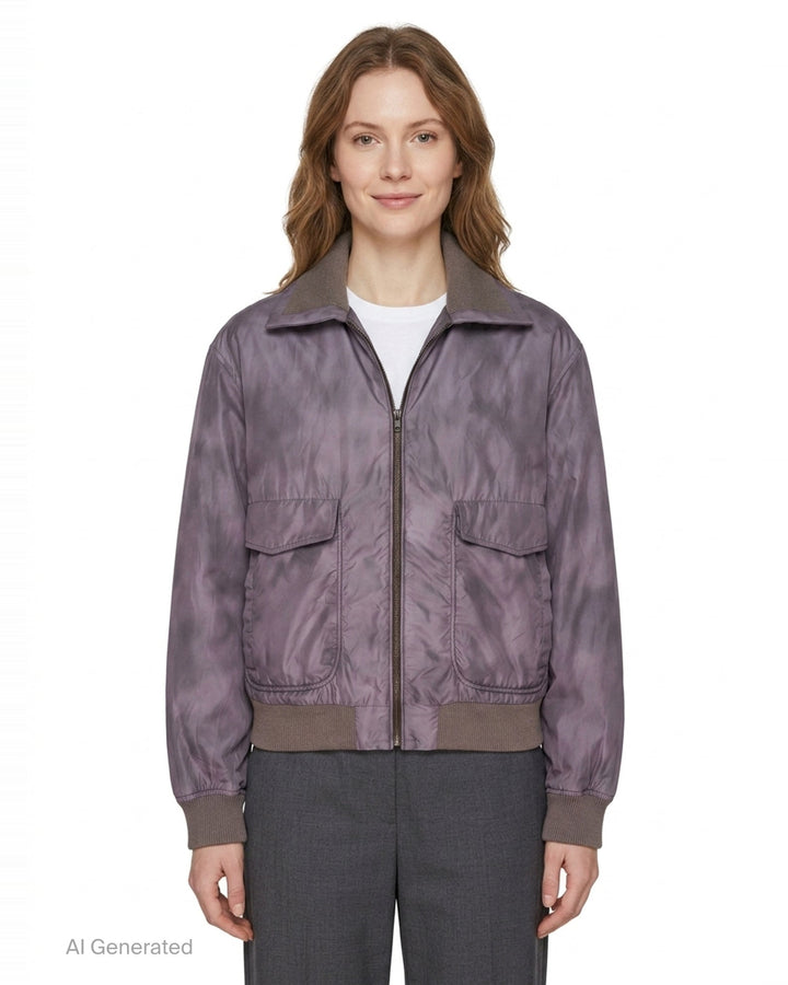 Sky Dye Nylon Sports Jacket | MM6 Maison Margiela | Club21 - front