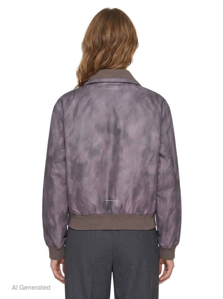 Sky Dye Nylon Sports Jacket | MM6 Maison Margiela | Club21 - back