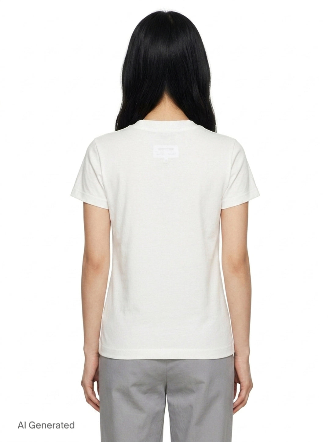 Sticker Print Heavy Cotton Tee | MM6 Maison Margiela | Club21 - back