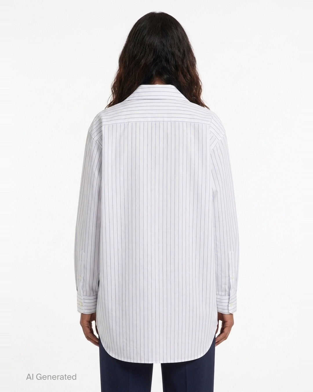 Striped Long Sleeve Shirt | MM6 Maison Margiela | Club21 - back
