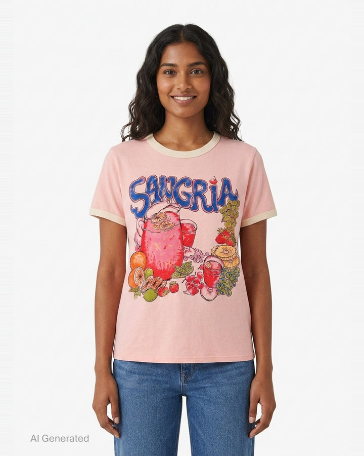 Lil Goodie Ringer Tee | Mother | Club21 - front
