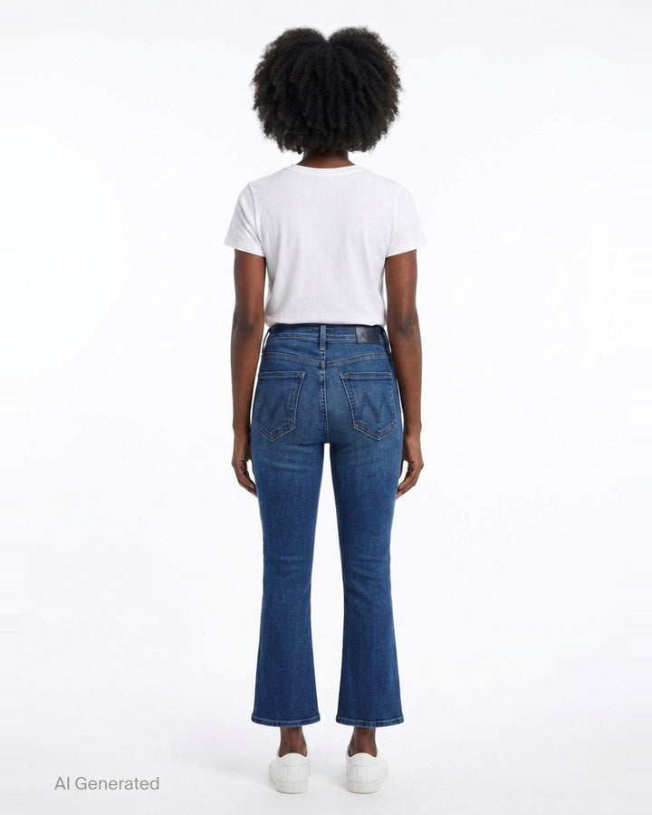 Lil Hustler Ankle Jeans | Mother | Club21 - back