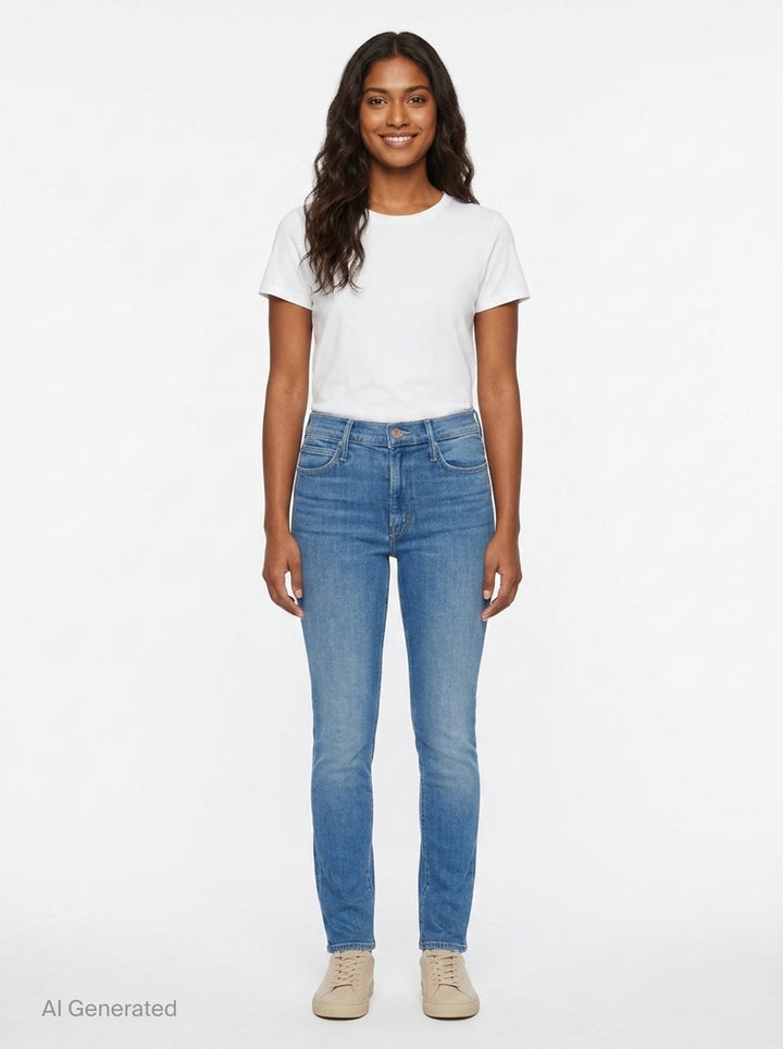 Mid Rise Dazzler Jeans | Mother | Club21 - front