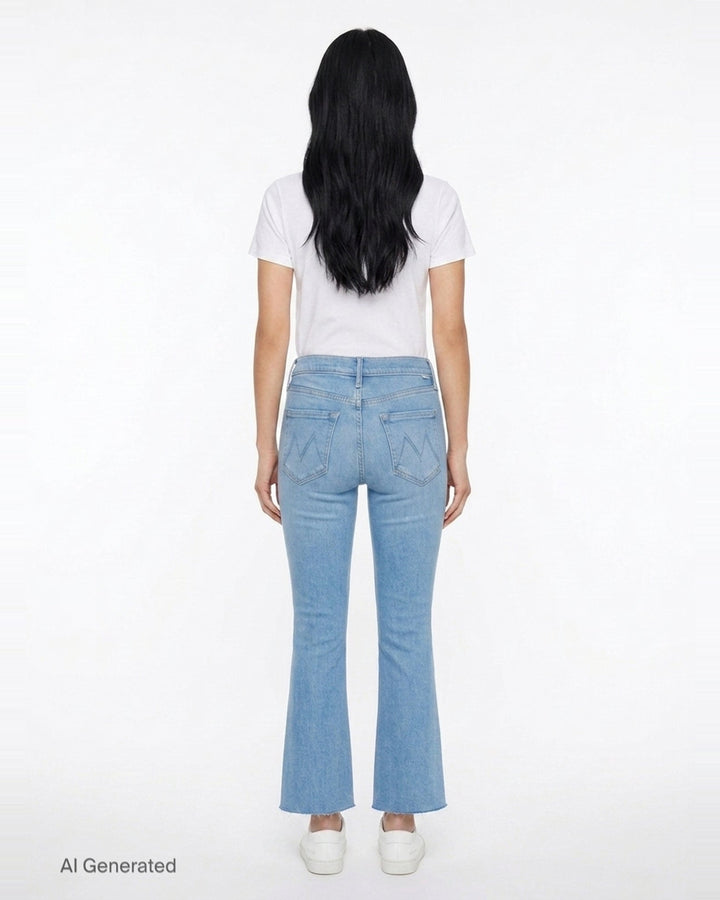 Outsider Flood Fray Jeans | Mother | Club21 - back