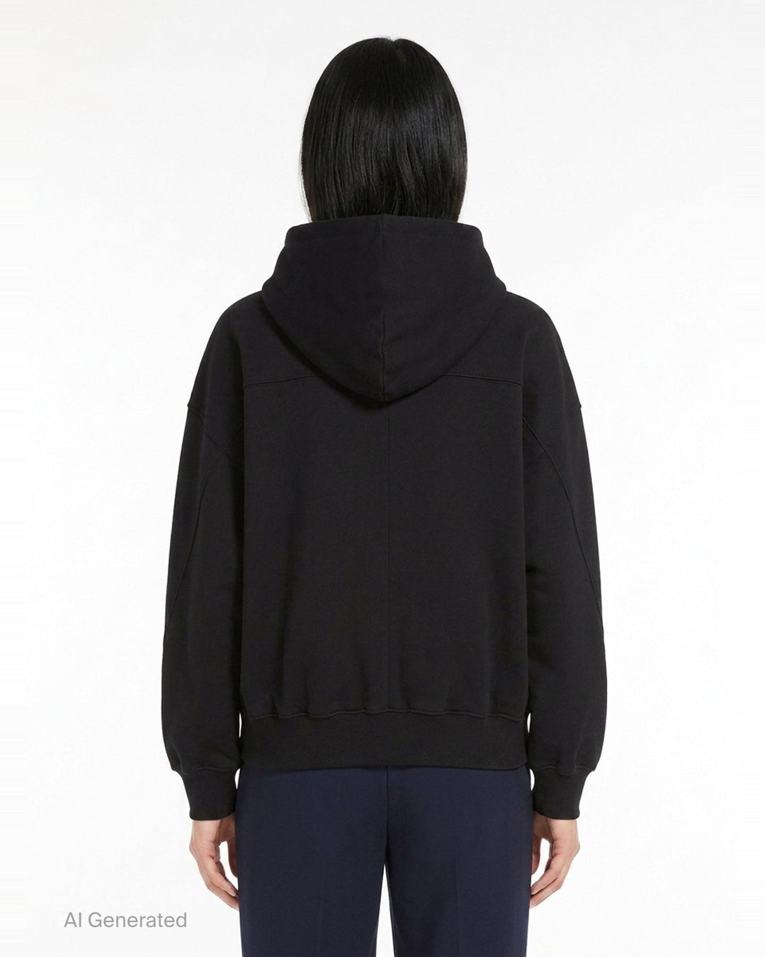 Brushstroke Logo Hoodie | MSGM | Club21 - back