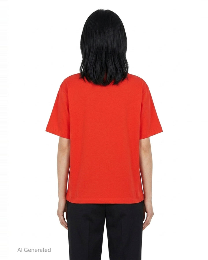 Brushstroke Logo T-Shirt | MSGM | Club21 - back