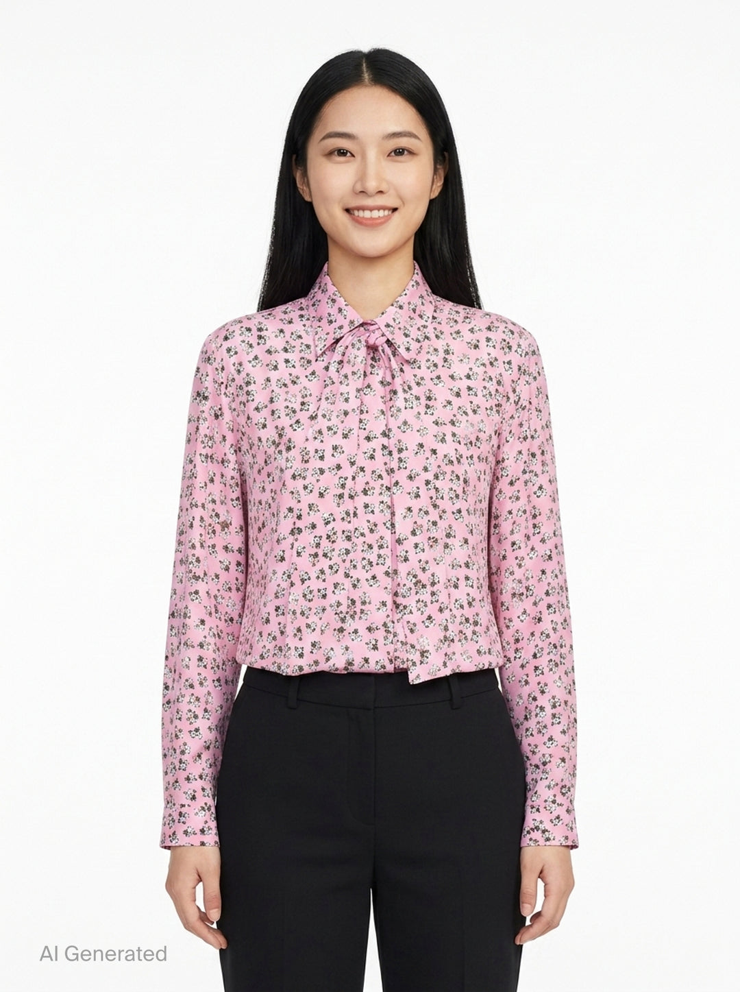 Dainty Floral Print Shirt | MSGM | Club21 - front