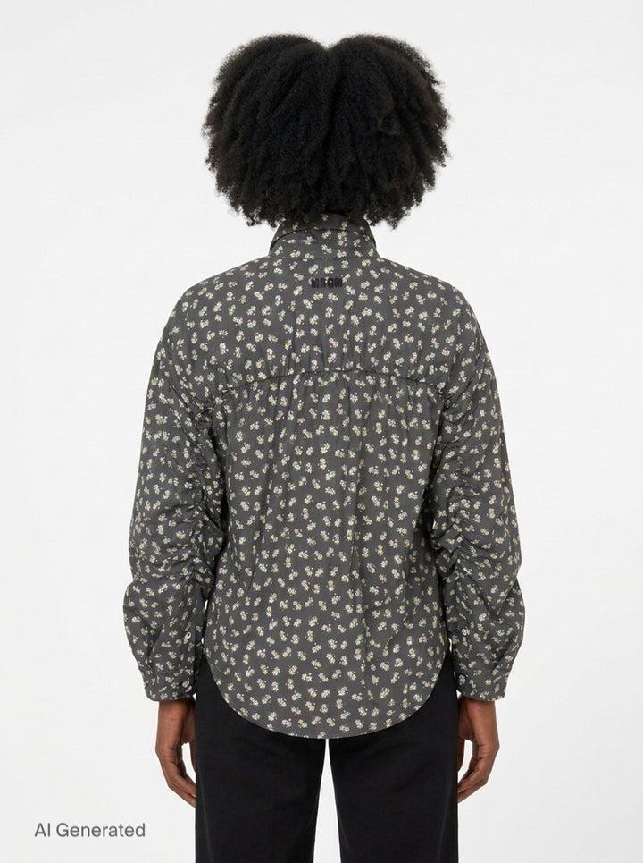 Dainty Floral Shirt | MSGM | Club21 - back
