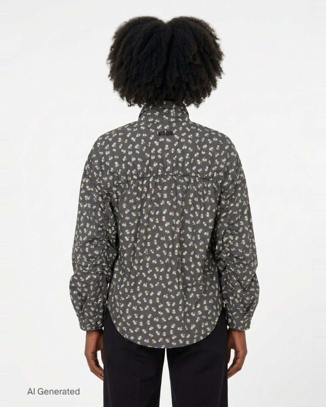 Dainty Floral Shirt | MSGM | Club21 - back