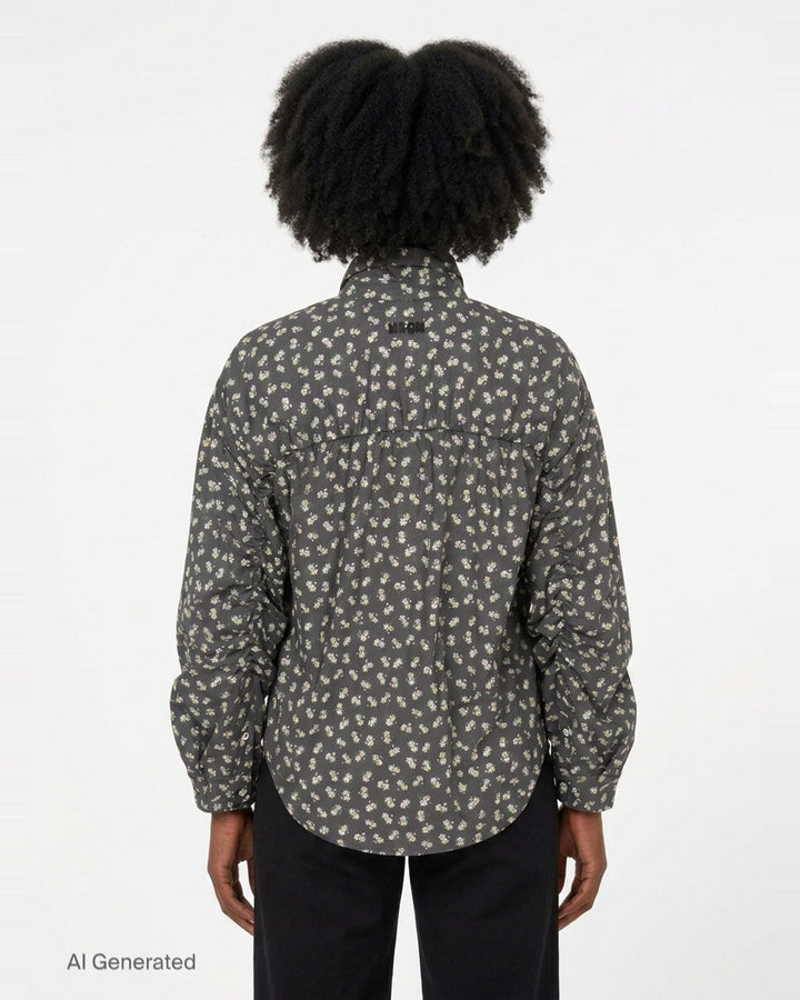 Dainty Floral Shirt | MSGM | Club21 - back