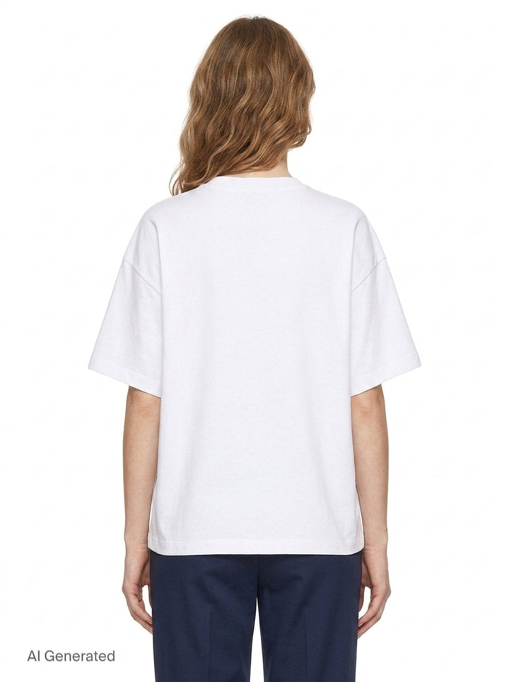 Insignia Print T-Shirt | MSGM | Club21 - back