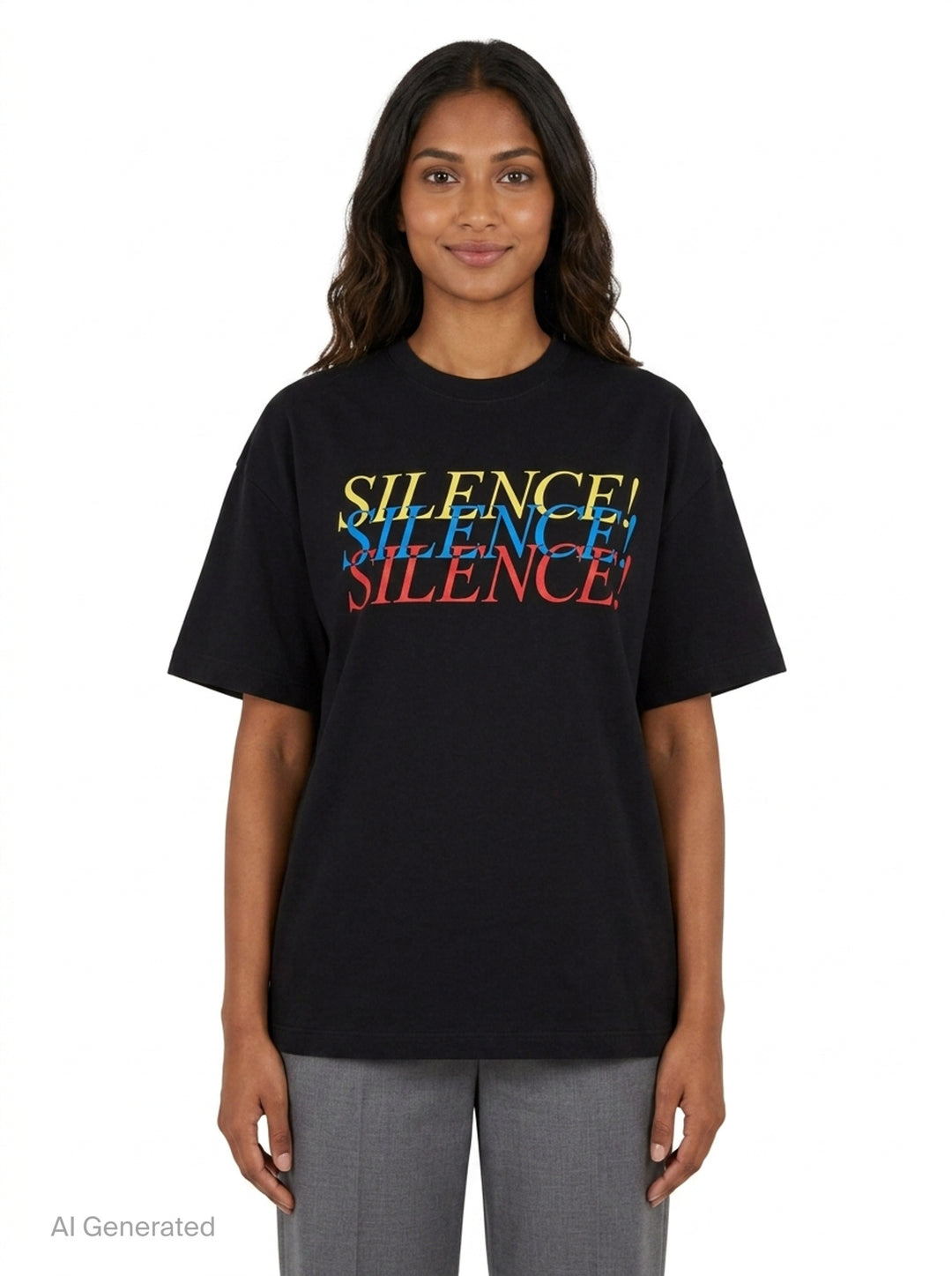 Silence Graphic Tee | MSGM | Club21 - front
